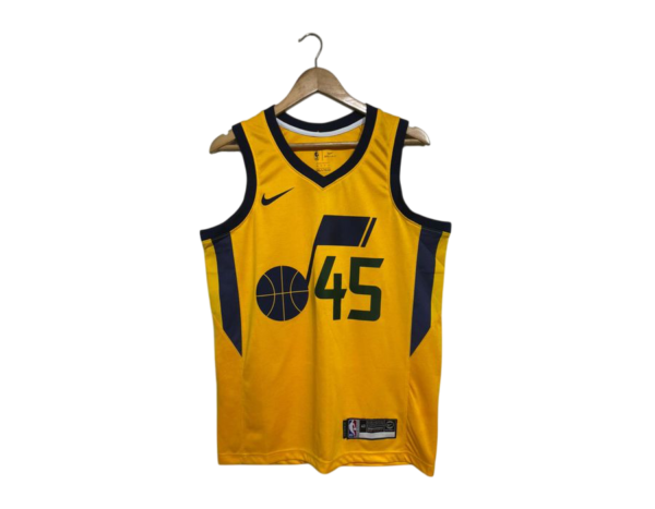 Nba Utah Jazz Silk amarela  Mitchell 45