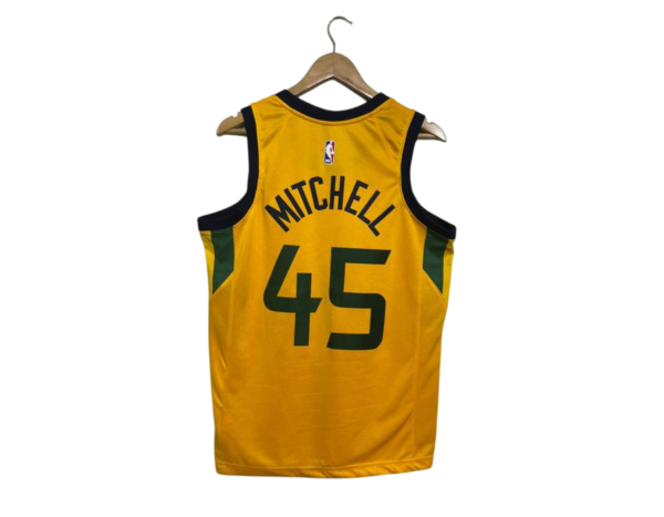 Nba Utah Jazz Silk amarela  Mitchell 45 - Image 2