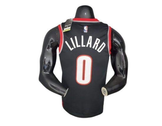Portland LILLARD  Trail Blazers Home black 2021 - Image 2