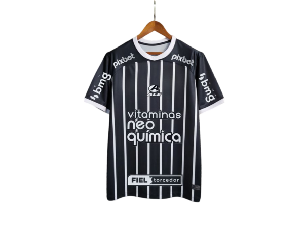 Camisa Corinthians + Patrocínios Democracia - Torcedor