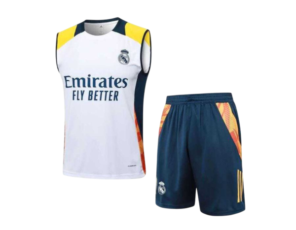 Conjunto Treino Regata e Short Real Madrid 24/25