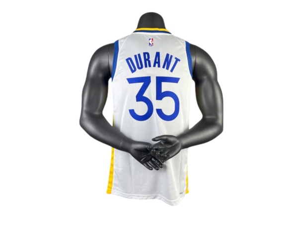NBA SWINGMAN GOLDEN STATE WARRIORS Nº 35 DURANT BRANCA - JOGADOR SILK - Image 2